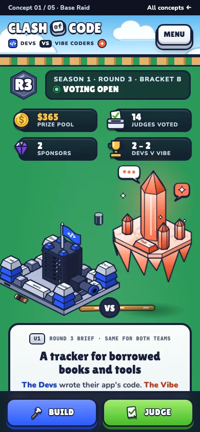 Base Raid on a phone